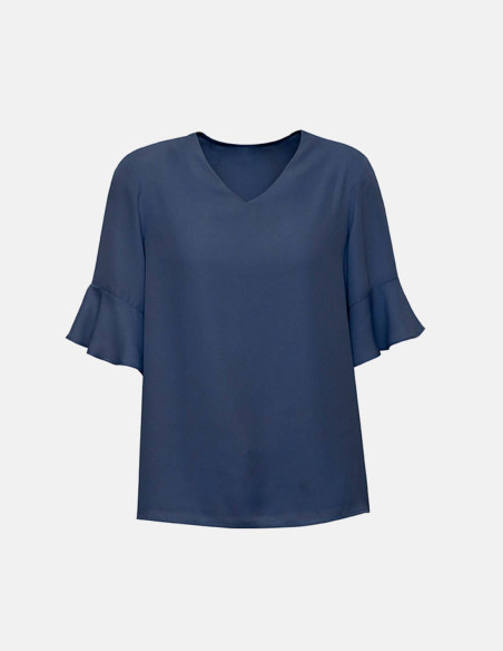 Womens Aria Fluted Sleeve Blouse - Sales