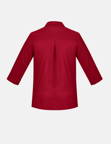 Womens Florence Plain 3/4 Sleeve Shirt - Sales