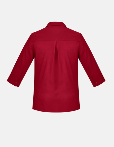 Womens Florence Plain 3/4 Sleeve Shirt - Sales