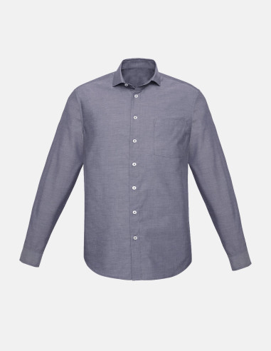 Mens Charlie Classic Long Sleeve Shirt - Office