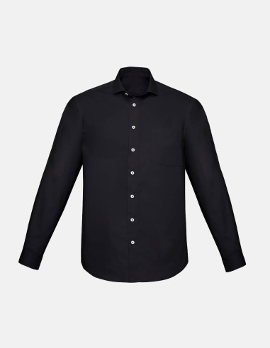 Mens Charlie Classic Long Sleeve Shirt - Office