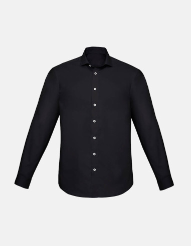 Mens Charlie Slim Fit Long Sleeve Shirt - Office