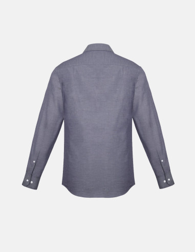 Mens Charlie Slim Fit Long Sleeve Shirt - Office