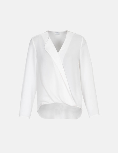 Womens Lily Hi-Lo Blouse - Office
