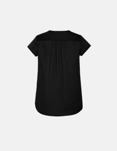 Womens Kayla V-Neck Pleat Blouse - Office 2
