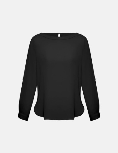 Womens Madison Boatneck Top - Office