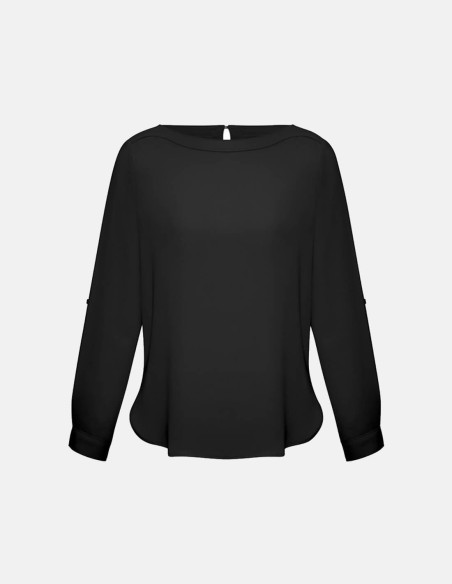 Womens Madison Boatneck Top - Office