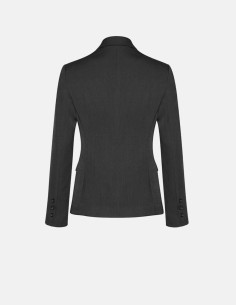 Womens Comfort Wool Stretch 2 Button Mid Length Jacket - Office 2