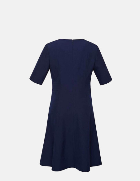 Womens Siena Extended Short Sleeve Dress - Office